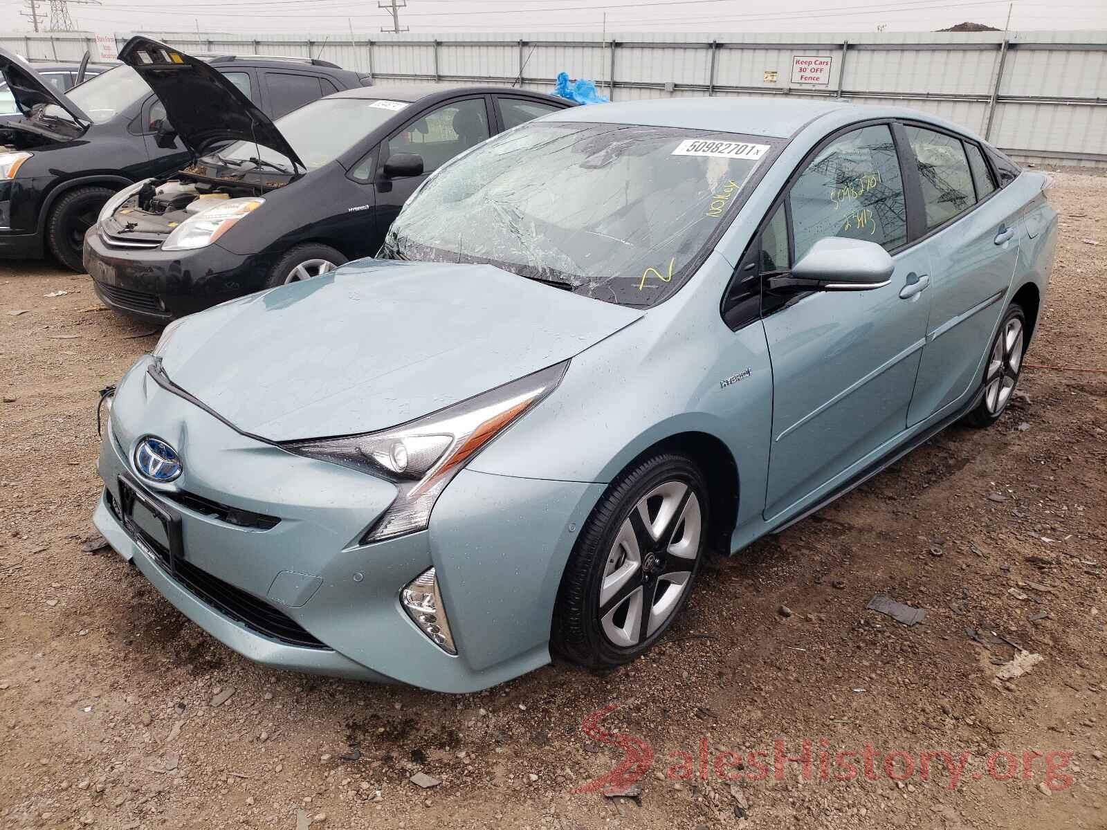 JTDKARFU7G3027290 2016 TOYOTA PRIUS