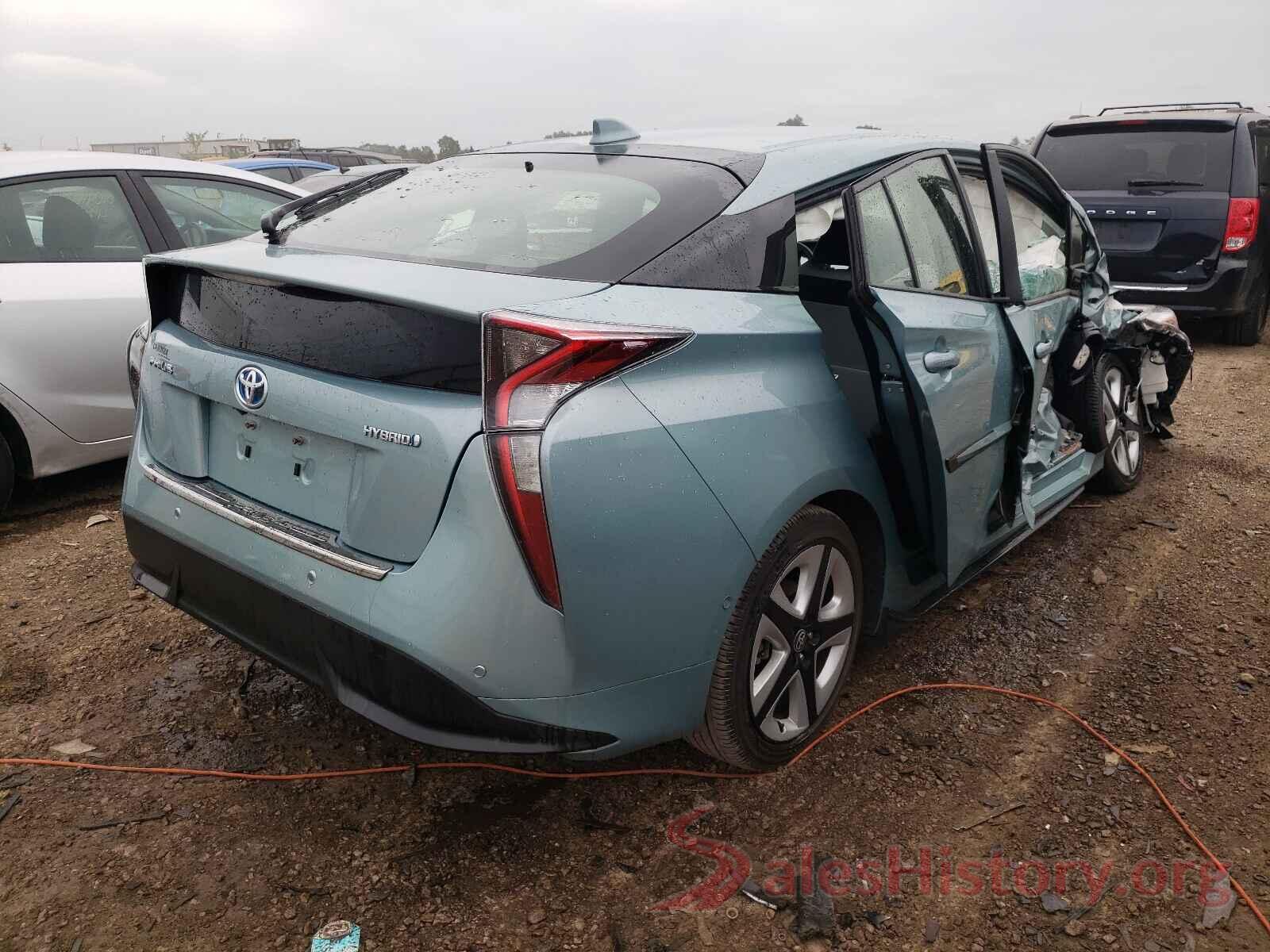 JTDKARFU7G3027290 2016 TOYOTA PRIUS