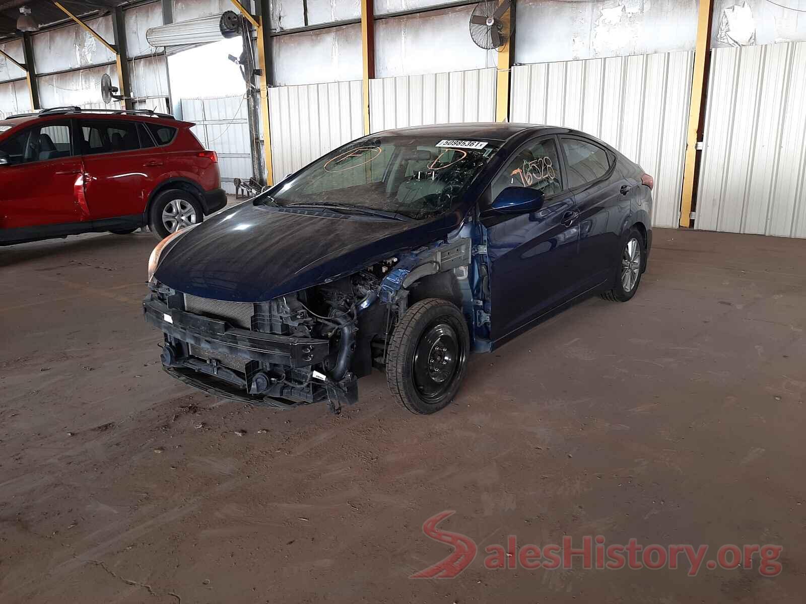 5NPDH4AE0GH657423 2016 HYUNDAI ELANTRA