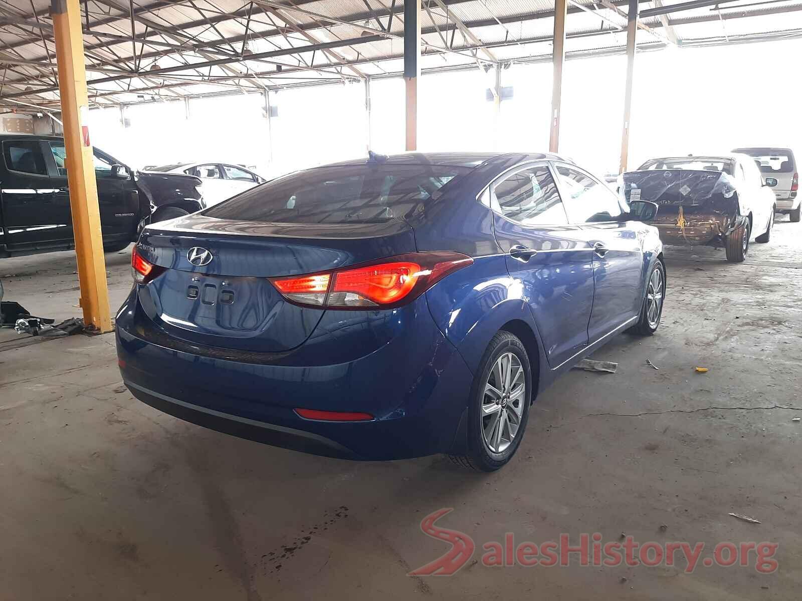 5NPDH4AE0GH657423 2016 HYUNDAI ELANTRA