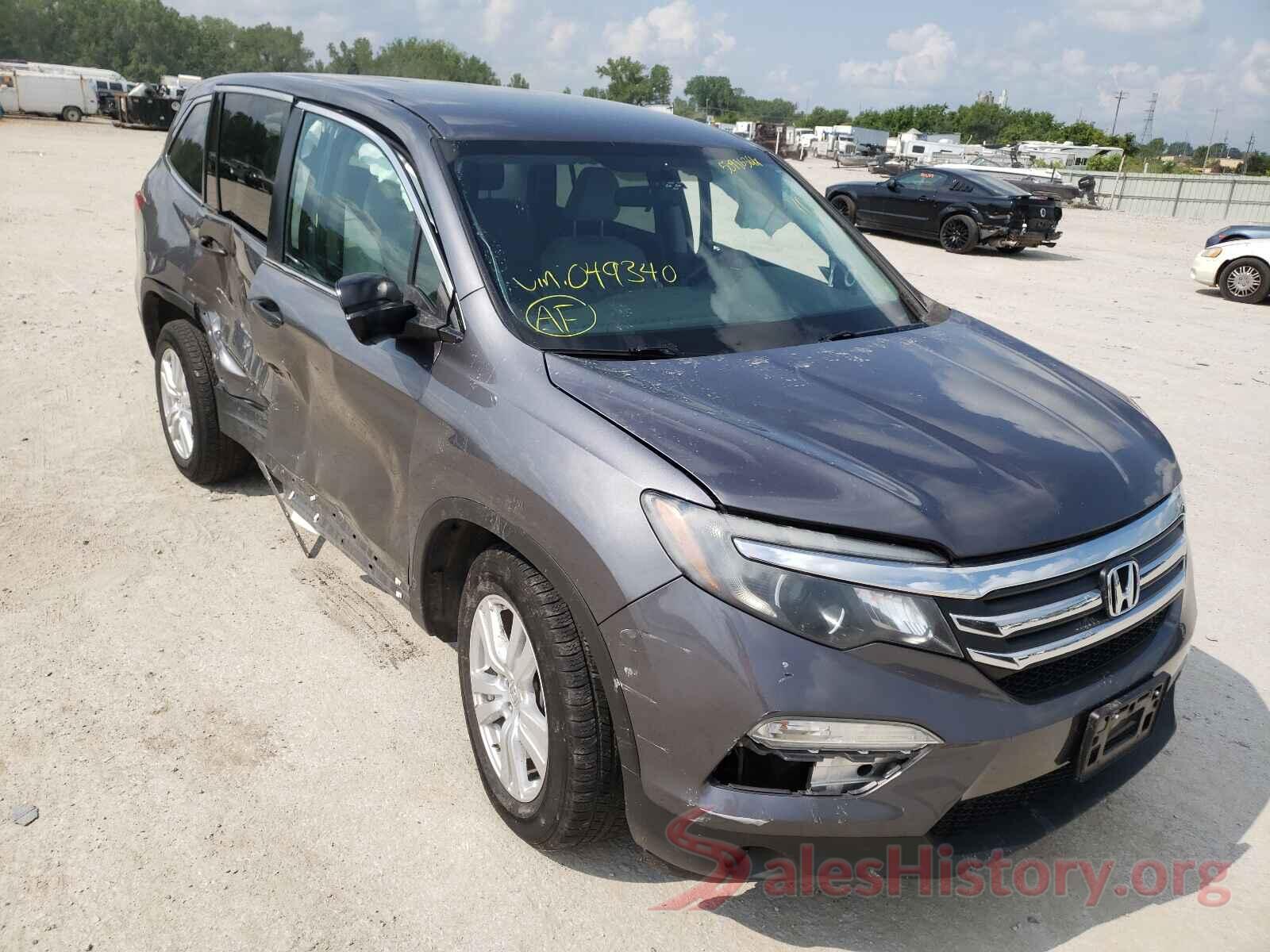 5FNYF6H17GB049340 2016 HONDA PILOT