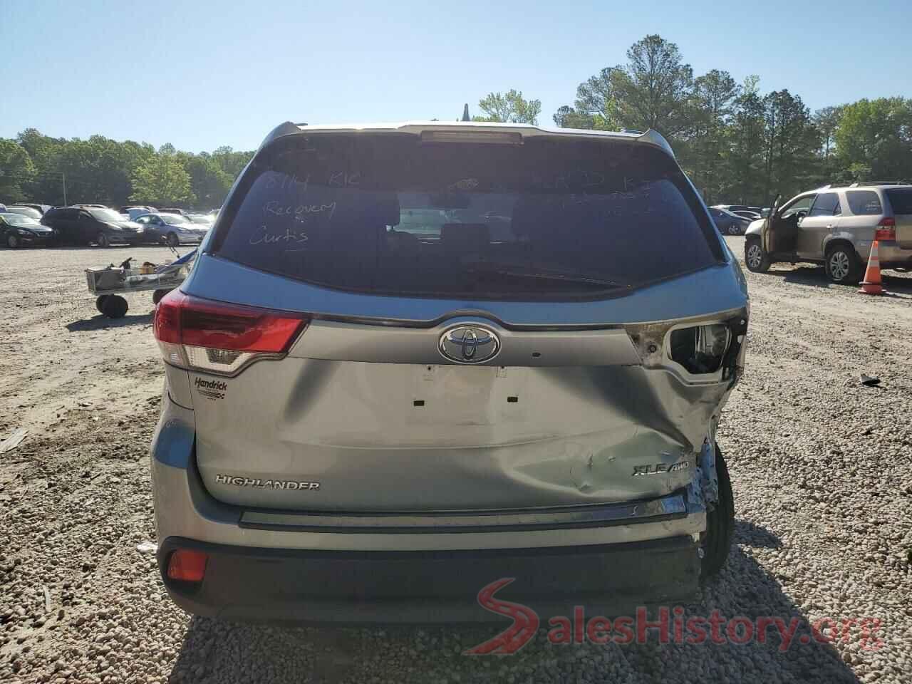 5TDJZRFH6KS612599 2019 TOYOTA HIGHLANDER