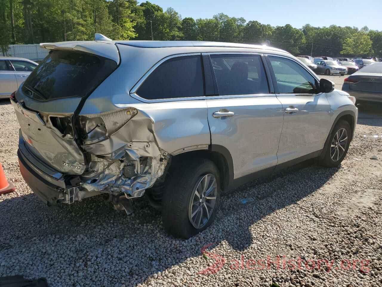 5TDJZRFH6KS612599 2019 TOYOTA HIGHLANDER