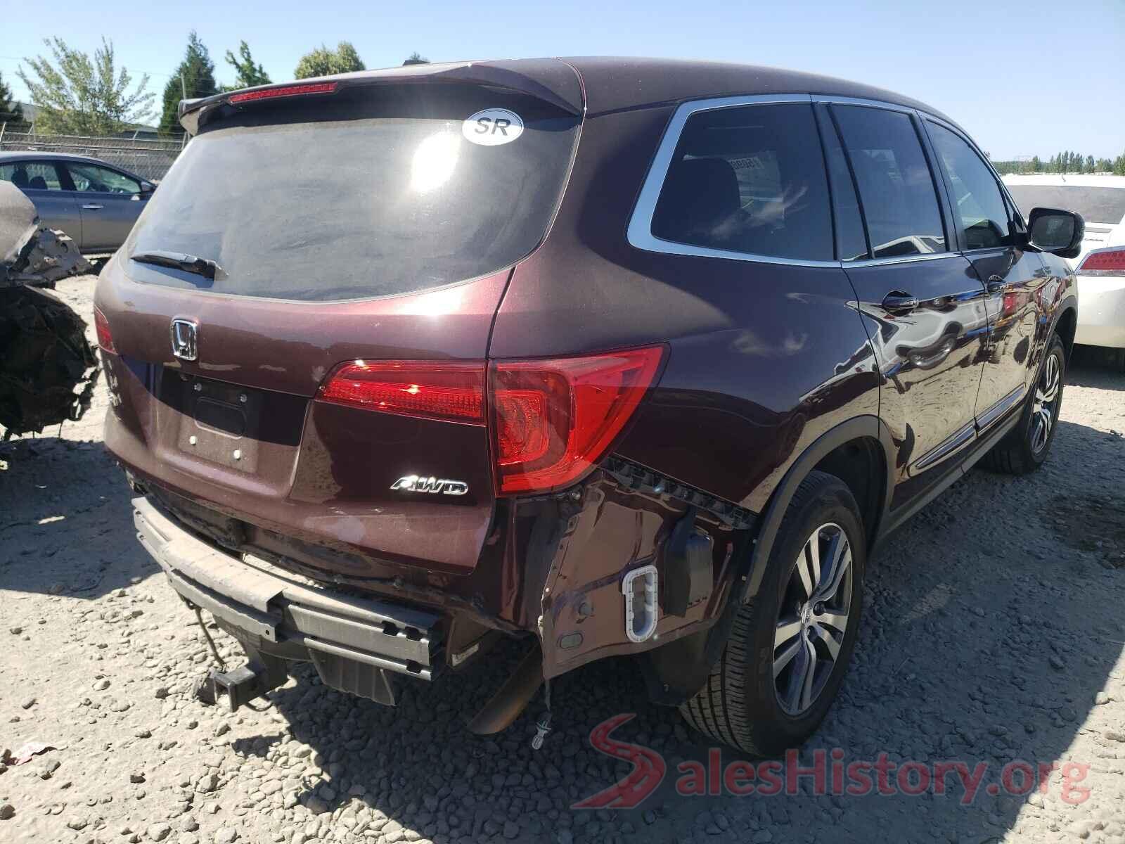 5FNYF6H51GB128666 2016 HONDA PILOT