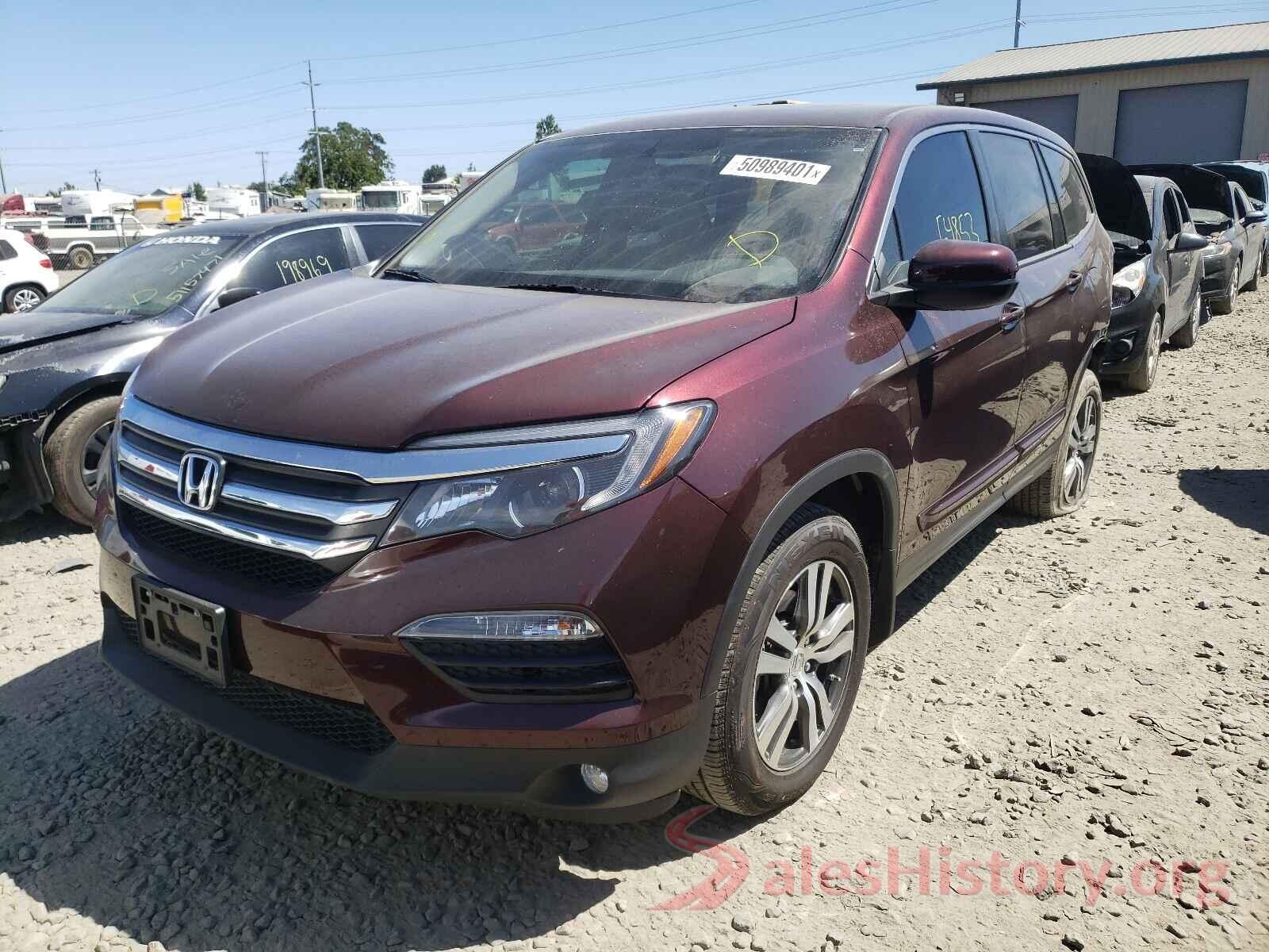 5FNYF6H51GB128666 2016 HONDA PILOT