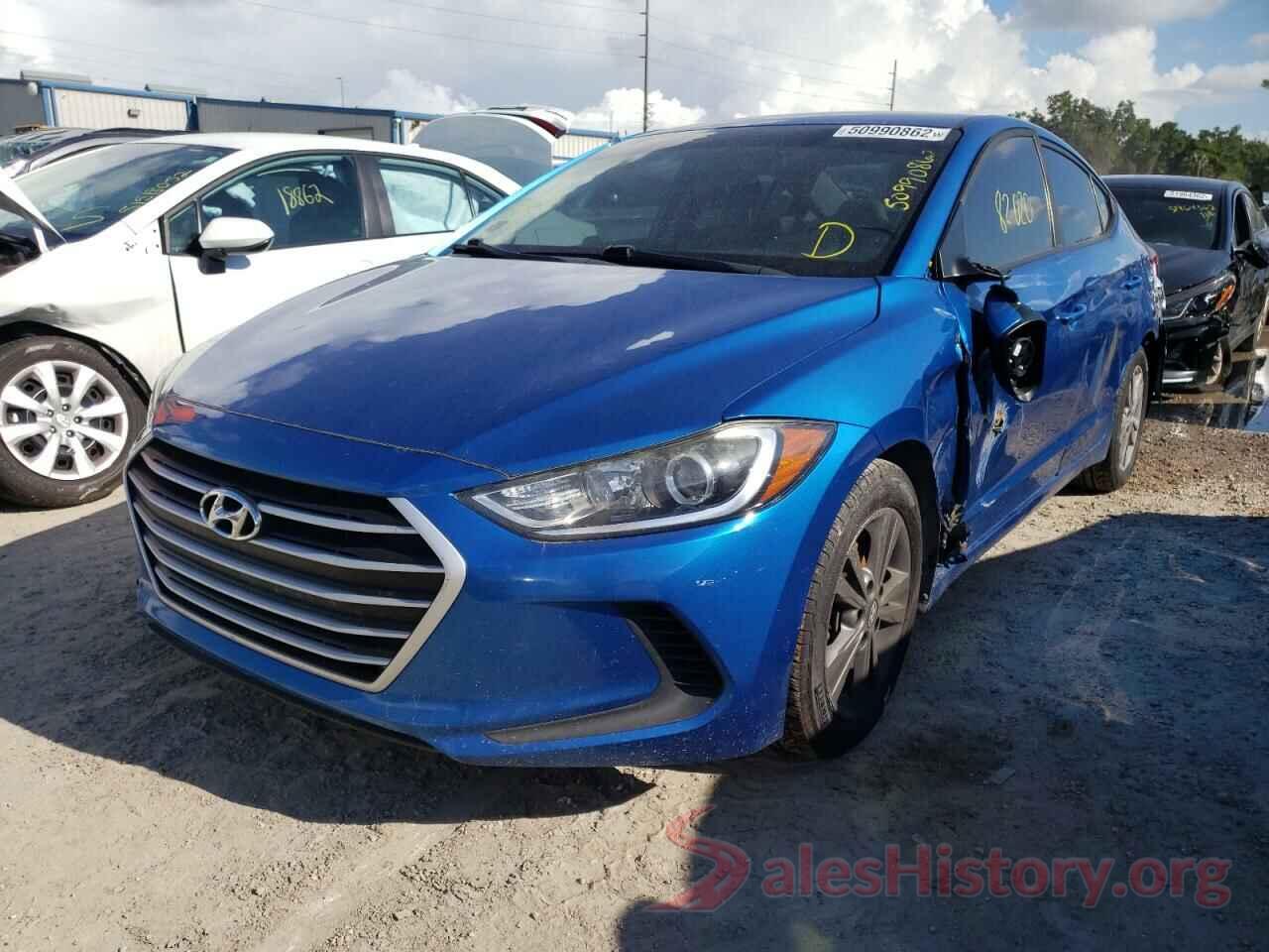 5NPD84LF6HH196719 2017 HYUNDAI ELANTRA