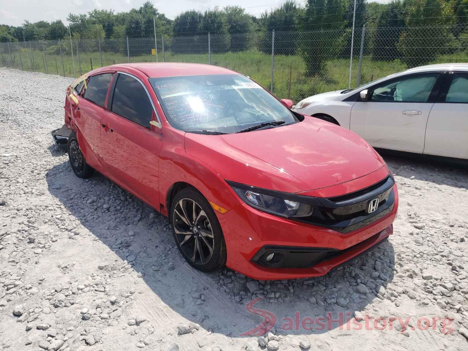 2HGFC2F83KH535110 2019 HONDA CIVIC