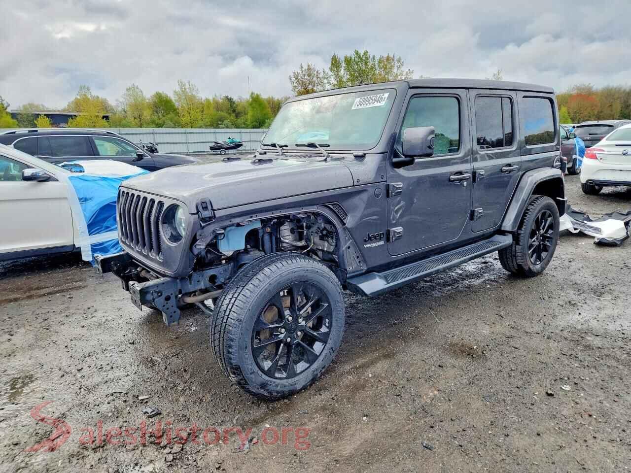 2021 JEEP WRANGLER VIN 1C4HJXEN0MW703937, auction photo