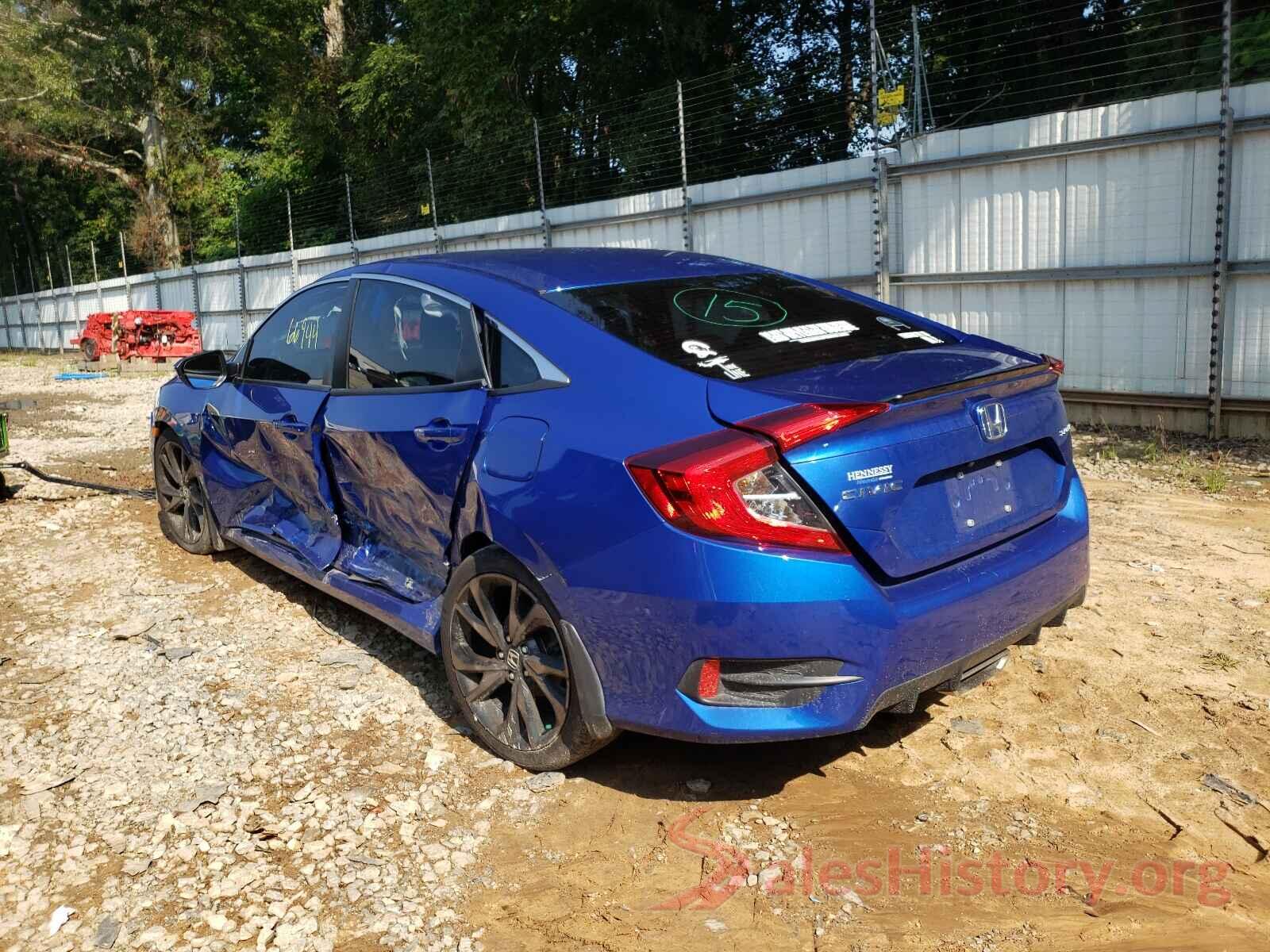 2HGFC2F84KH511706 2019 HONDA CIVIC