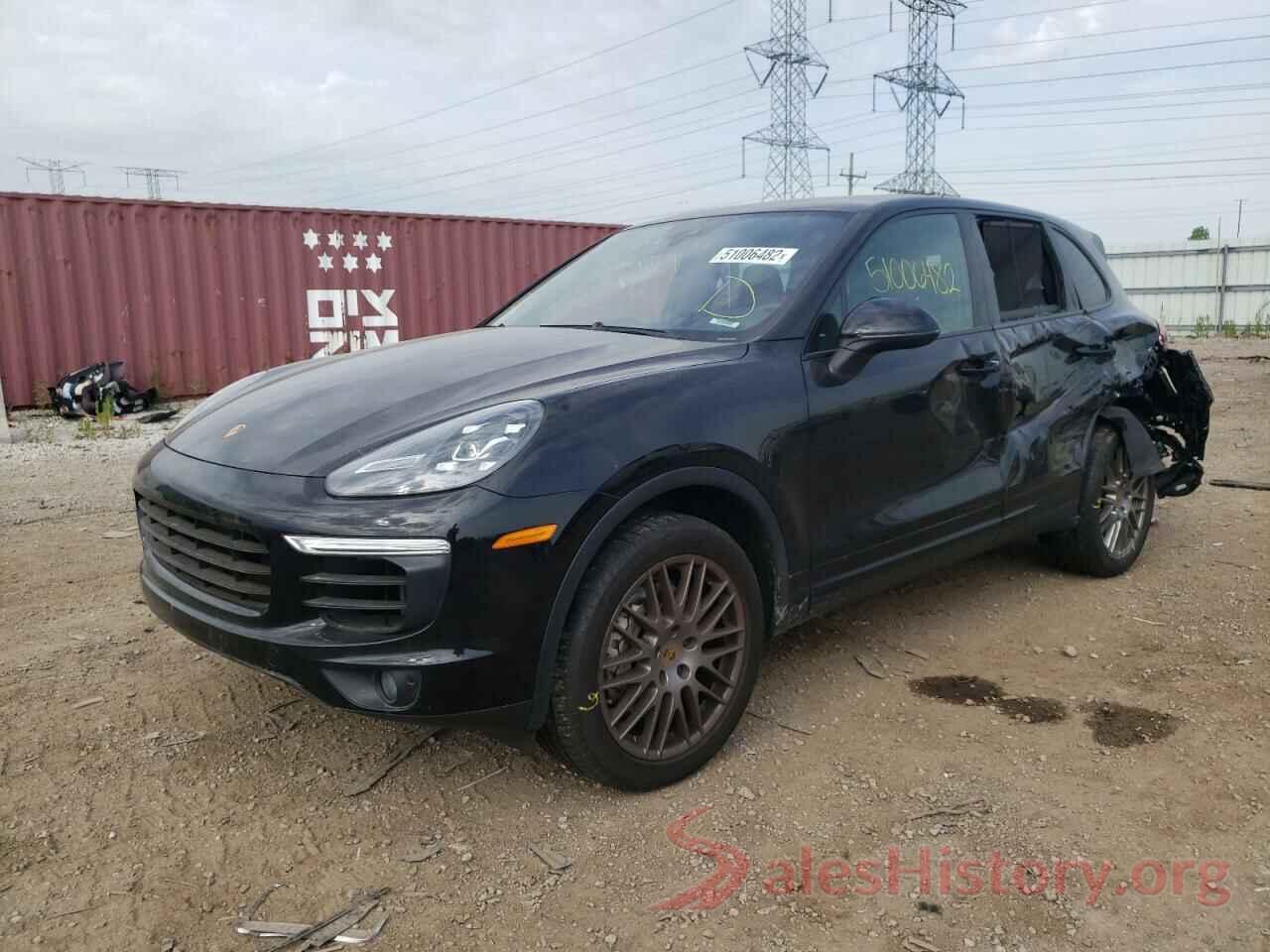 WP1AB2A20HLA51629 2017 PORSCHE CAYENNE