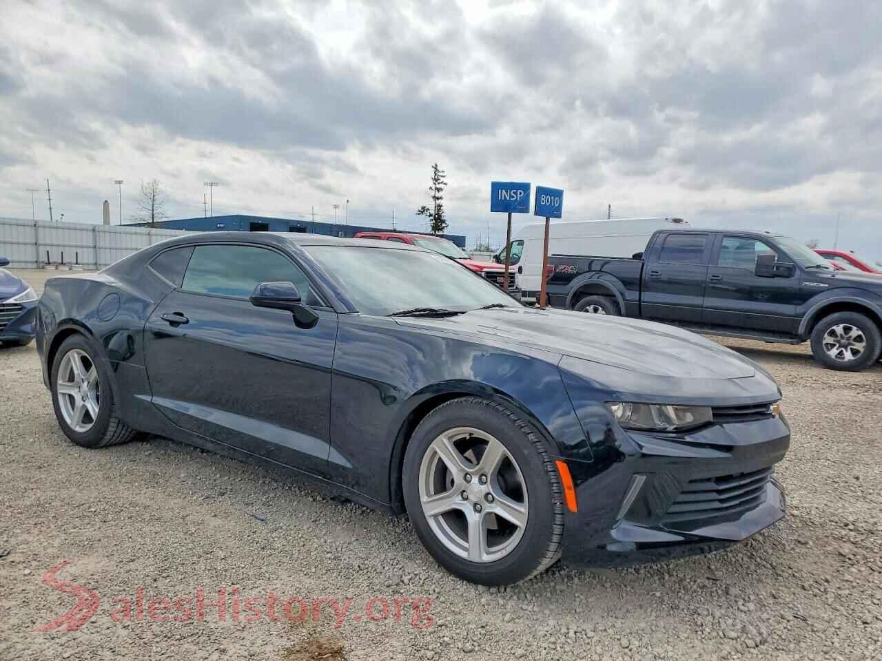 2017 CHEVROLET CAMARO VIN 1G1FB1RS4H0206280, rear 3/4 view