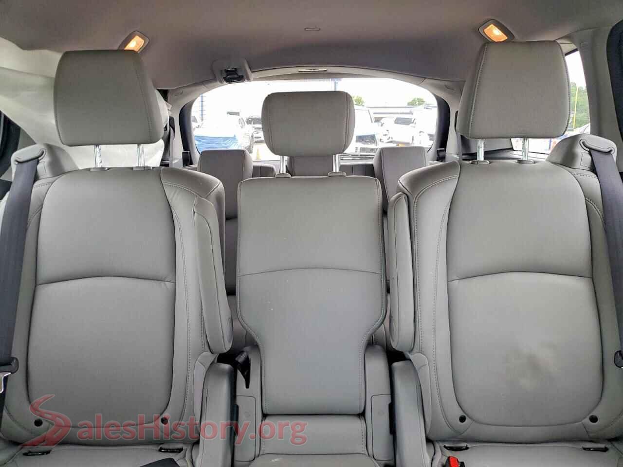 2019 HONDA ODYSSEY VIN 5FNRL6H74KB127907, odometer mileage