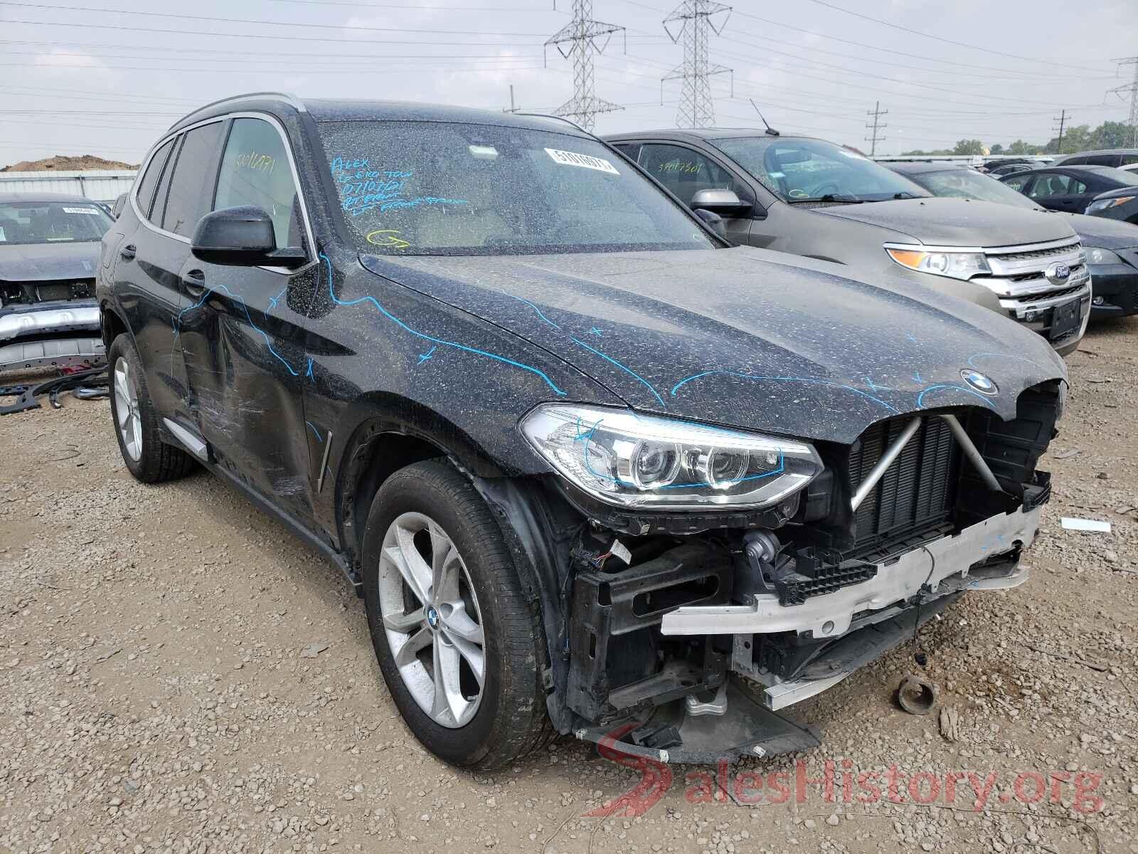 5UXTY5C07LLE55818 2020 BMW X3