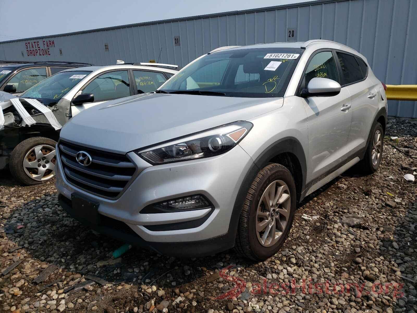 KM8J3CA44HU470109 2017 HYUNDAI TUCSON