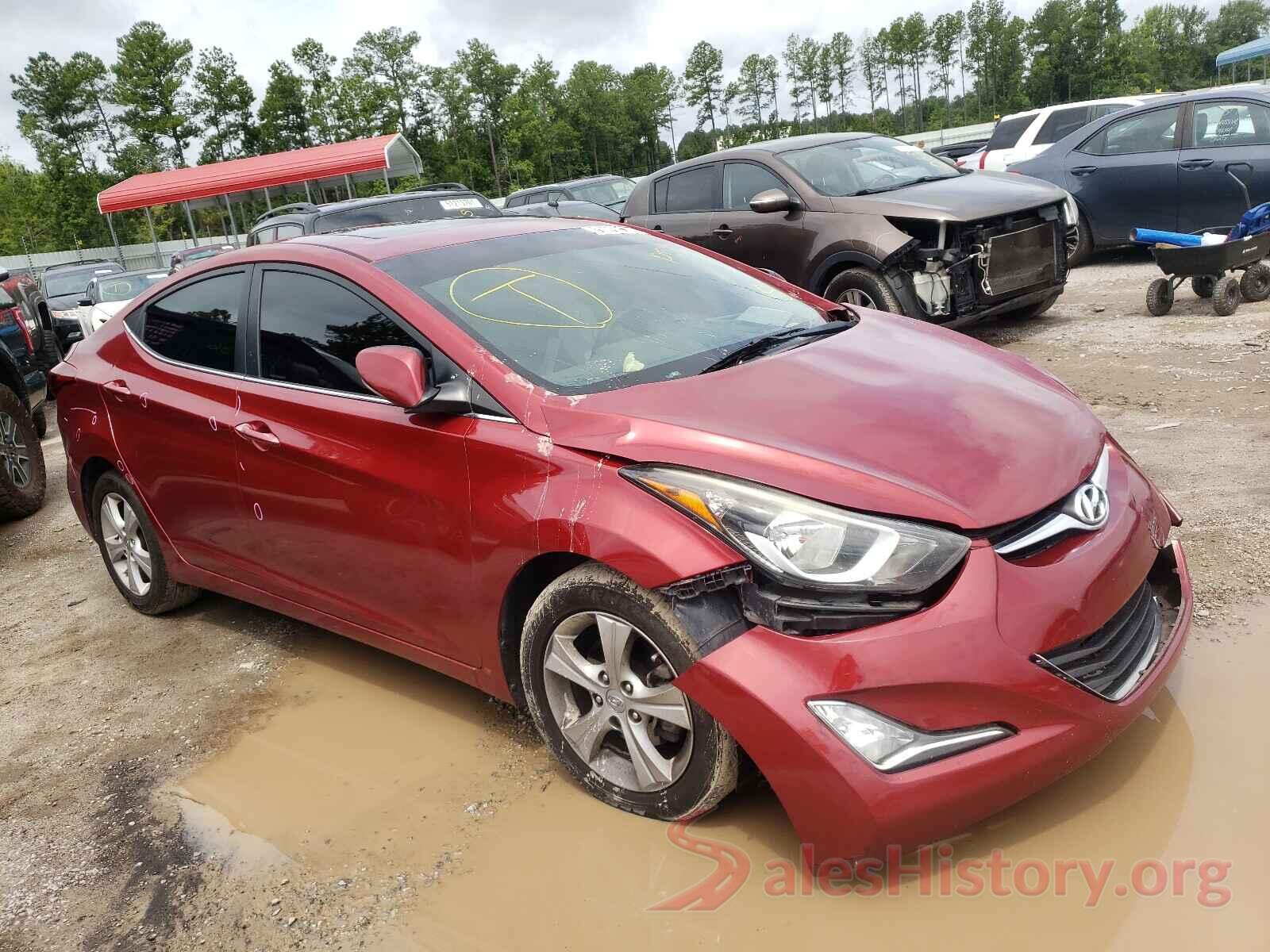 5NPDH4AE9GH675158 2016 HYUNDAI ELANTRA