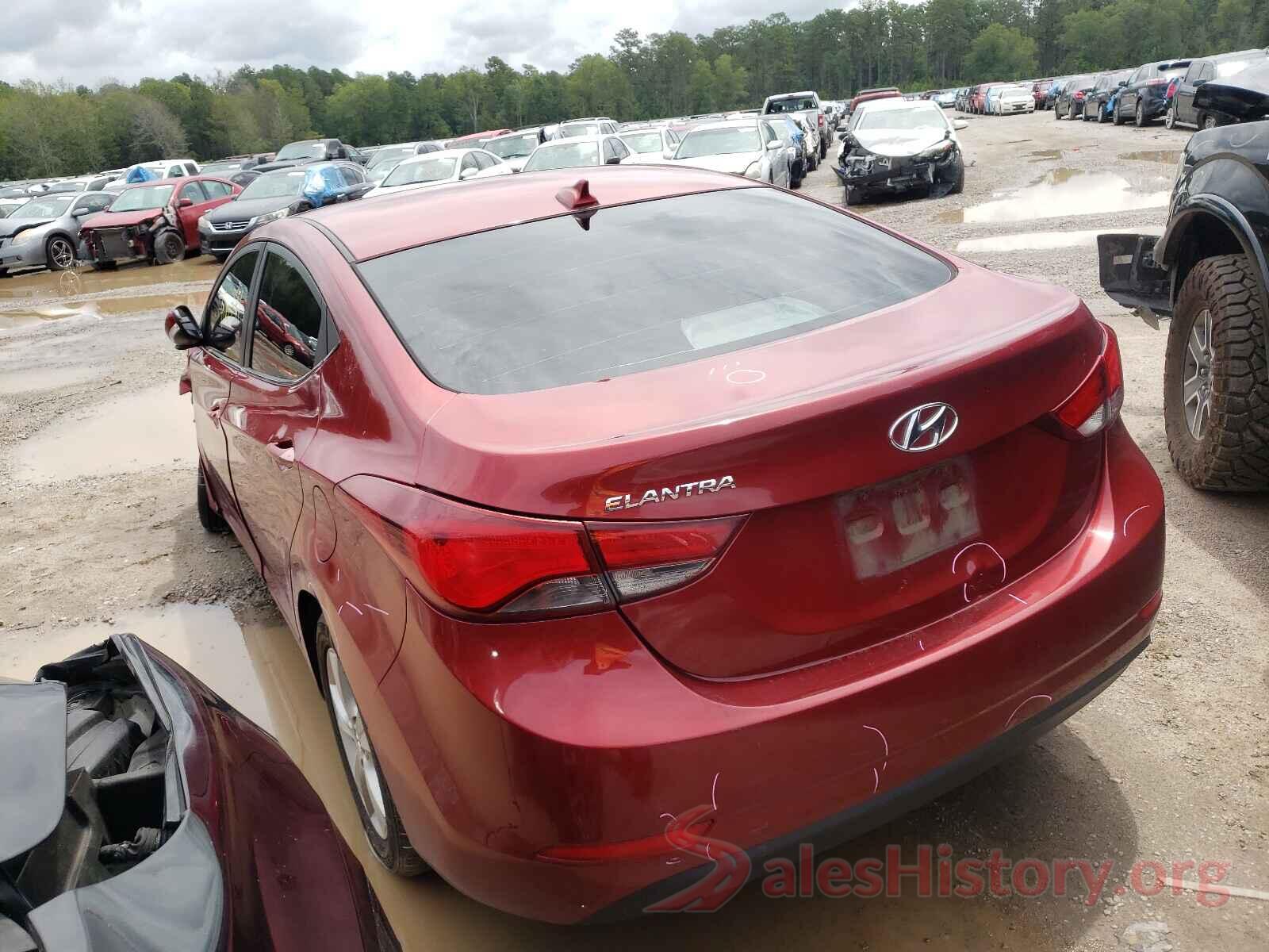 5NPDH4AE9GH675158 2016 HYUNDAI ELANTRA