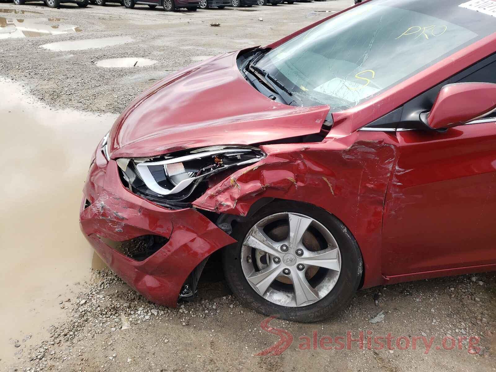 5NPDH4AE9GH675158 2016 HYUNDAI ELANTRA