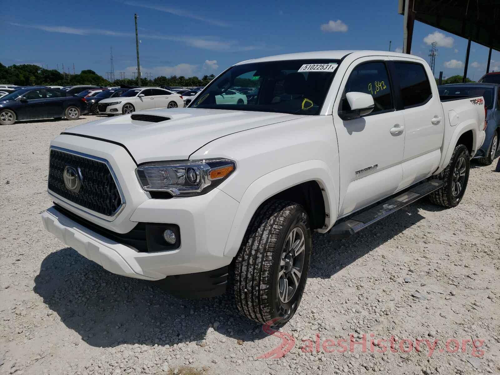 3TMCZ5ANXKM284389 2019 TOYOTA TACOMA