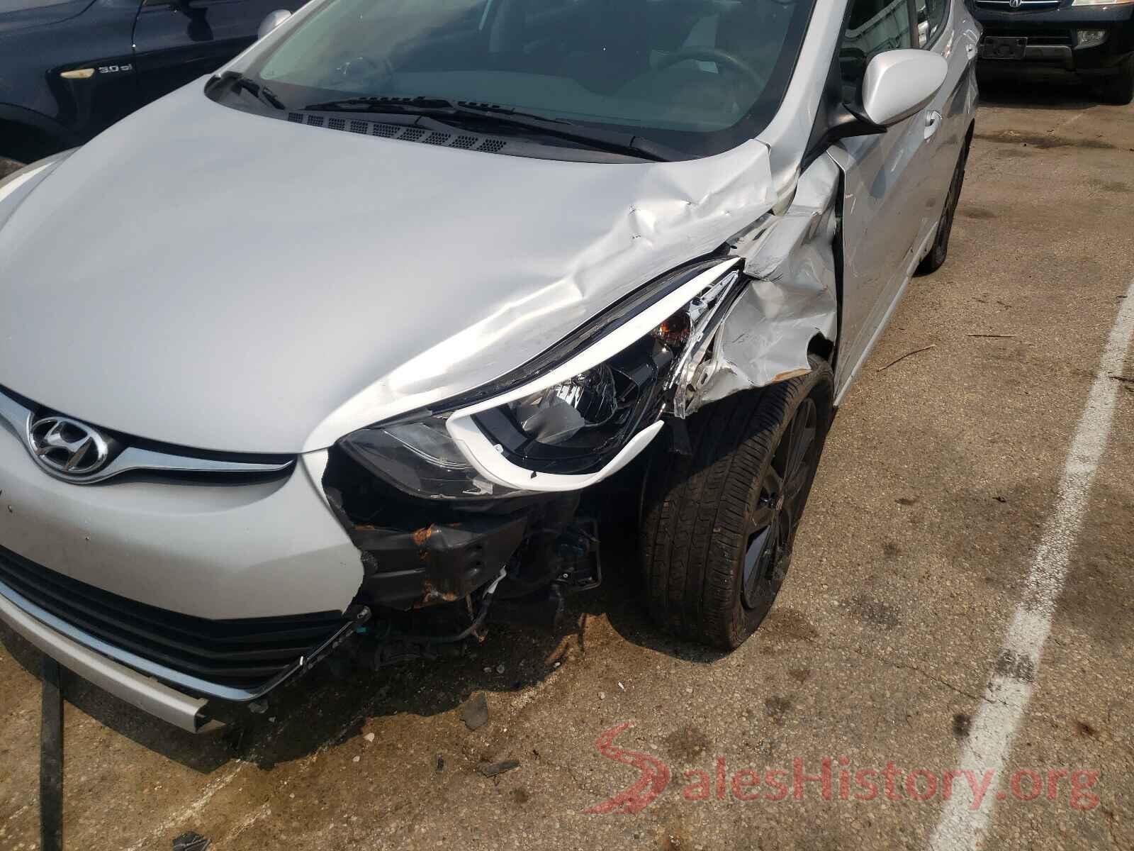 5NPDH4AE7GH653482 2016 HYUNDAI ELANTRA