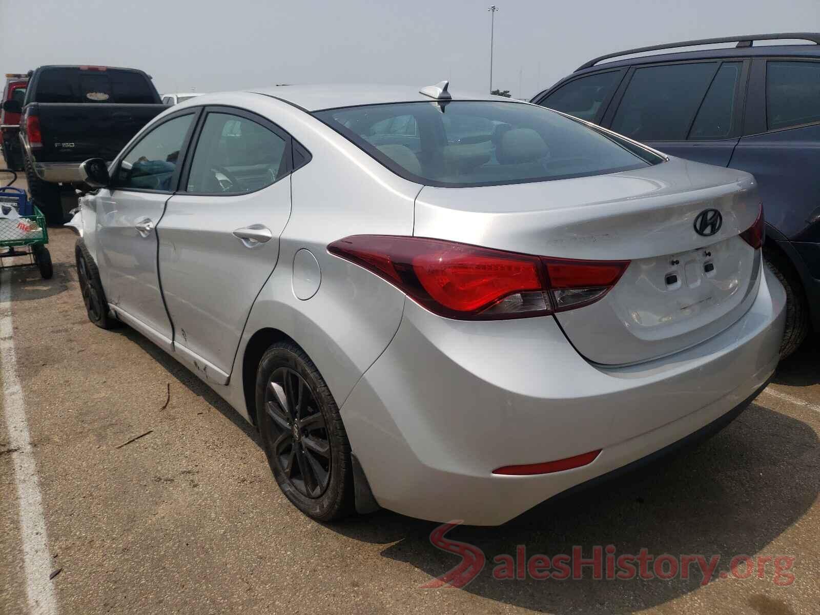 5NPDH4AE7GH653482 2016 HYUNDAI ELANTRA