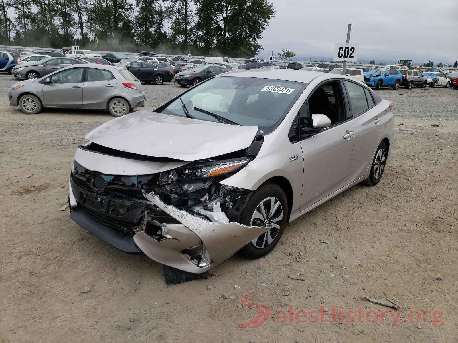 JTDKARFP4K3115829 2019 TOYOTA PRIUS