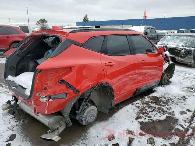 3GNKBERS9MS563803 2021 CHEVROLET BLAZER