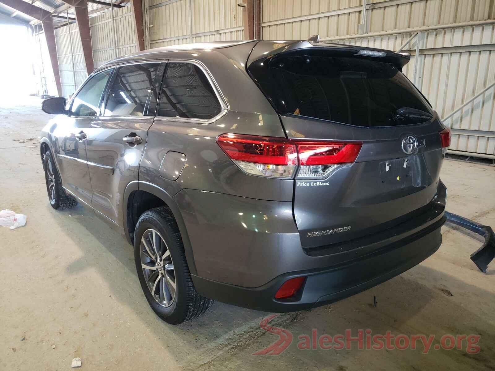 5TDKZRFH3JS549495 2018 TOYOTA HIGHLANDER