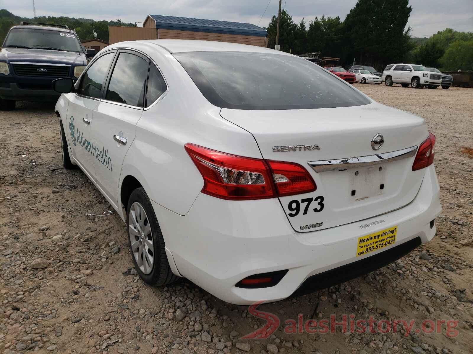 3N1AB7AP3KY250377 2019 NISSAN SENTRA