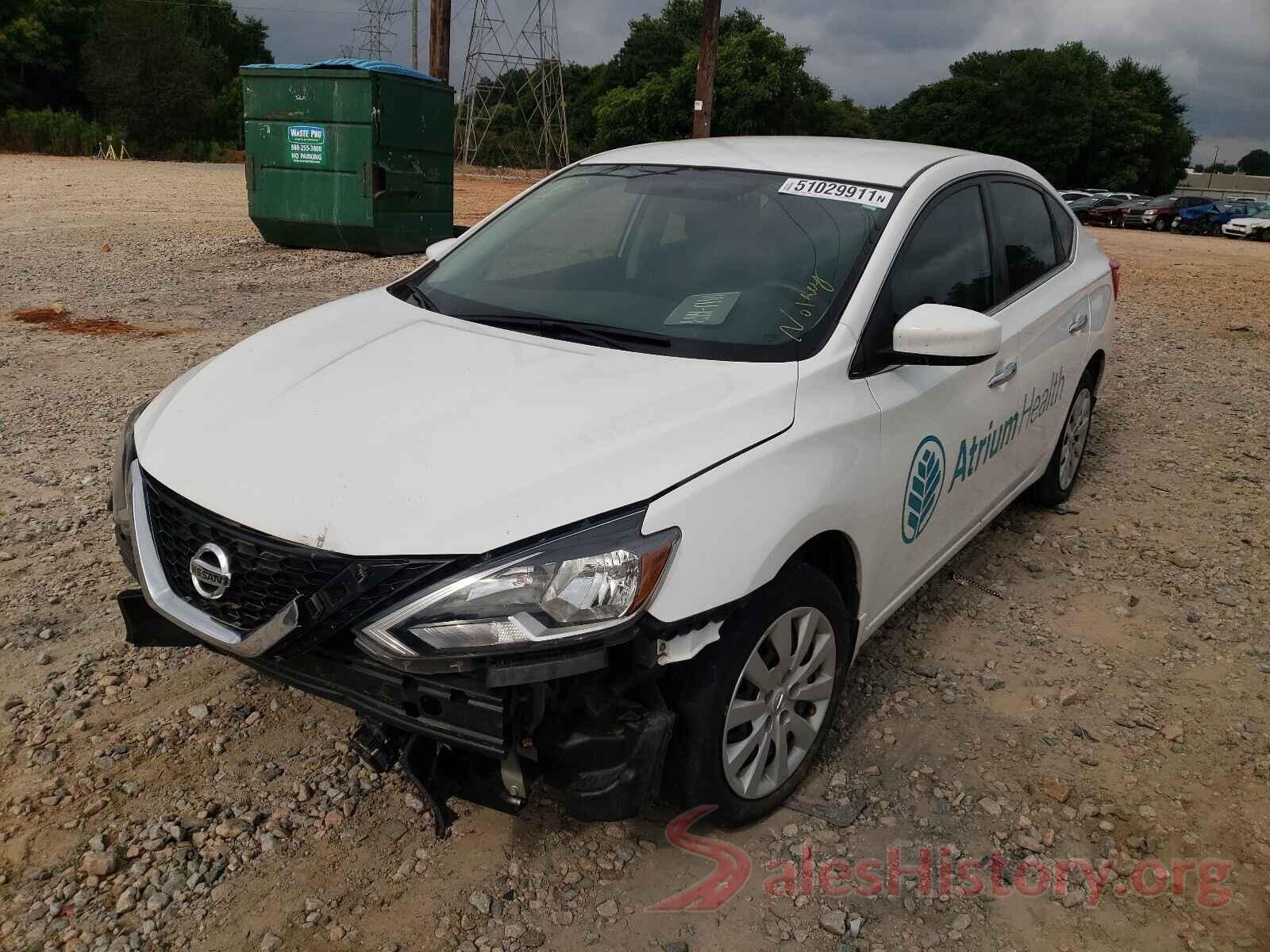 3N1AB7AP3KY250377 2019 NISSAN SENTRA