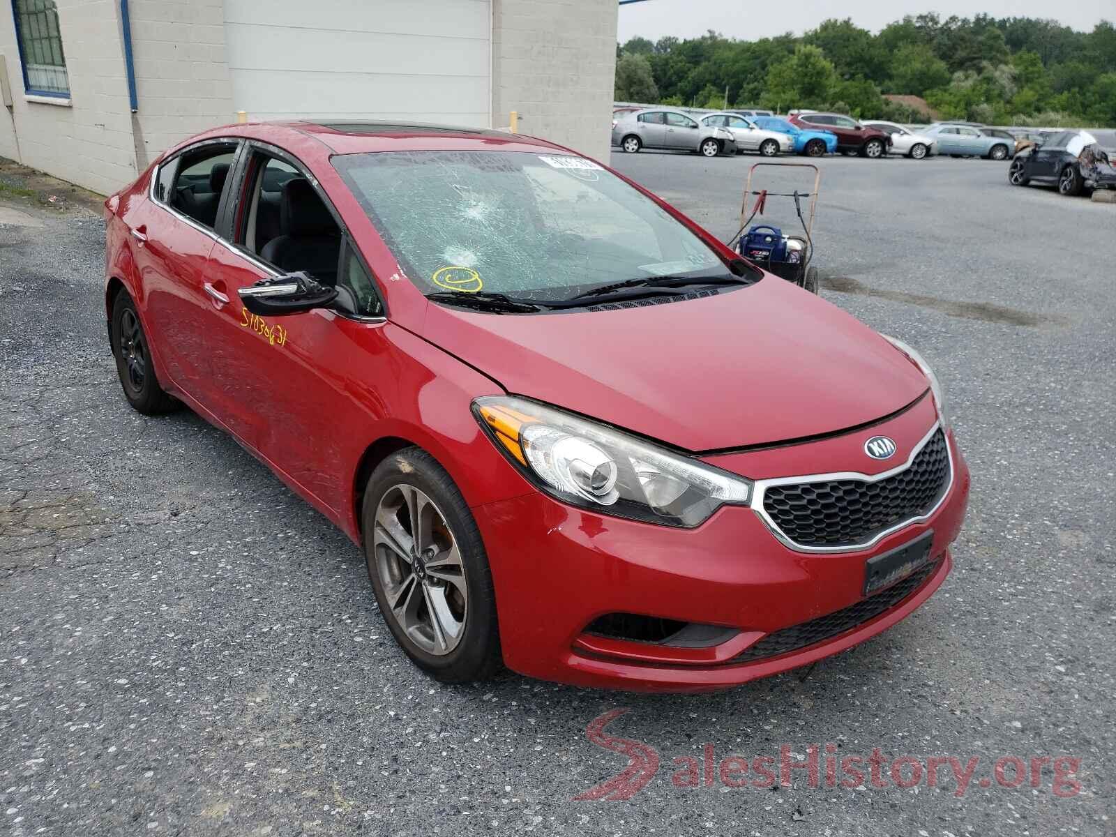 KNAFZ4A85G5571909 2016 KIA FORTE