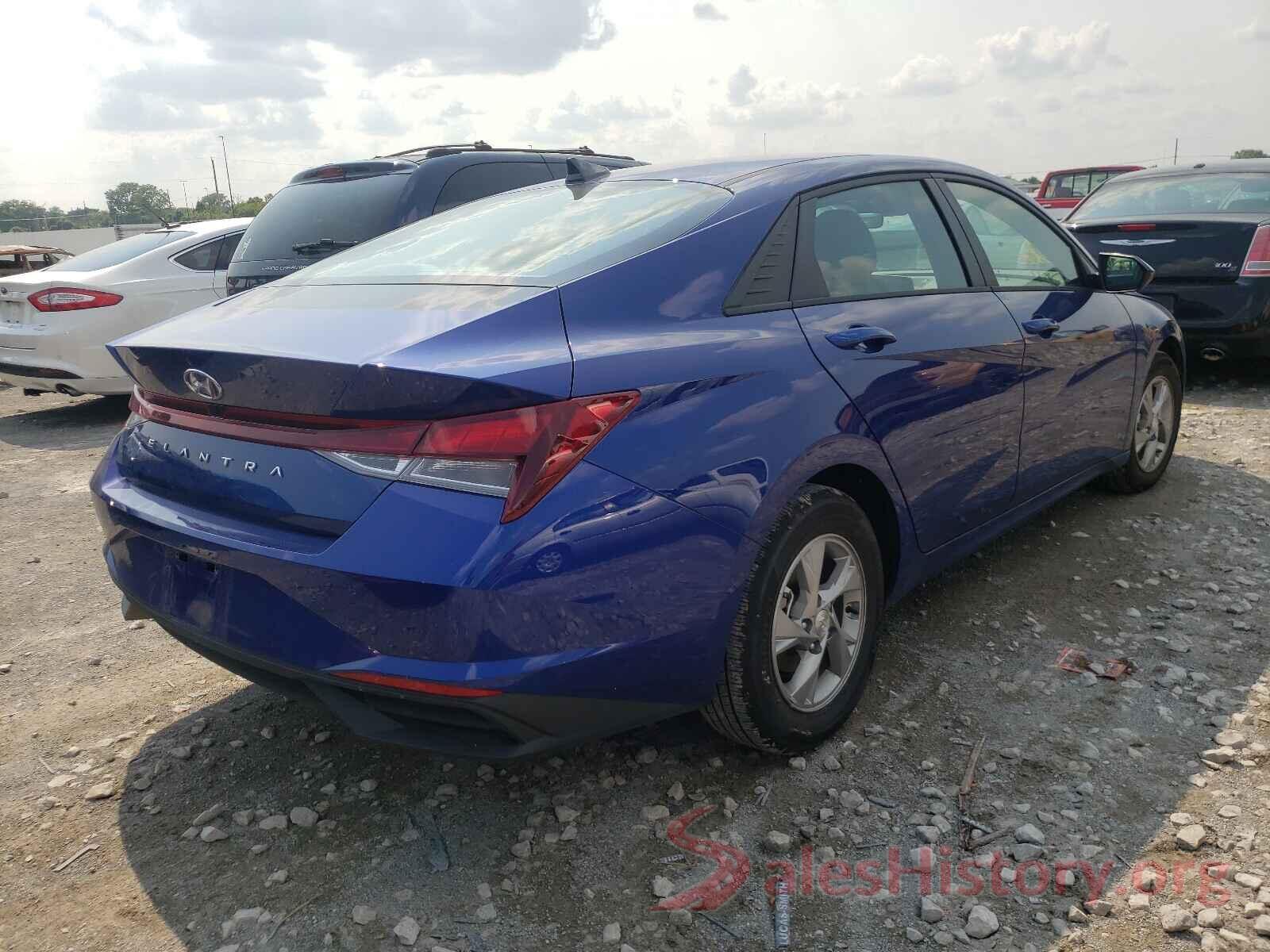 5NPLL4AG2MH013736 2021 HYUNDAI ELANTRA