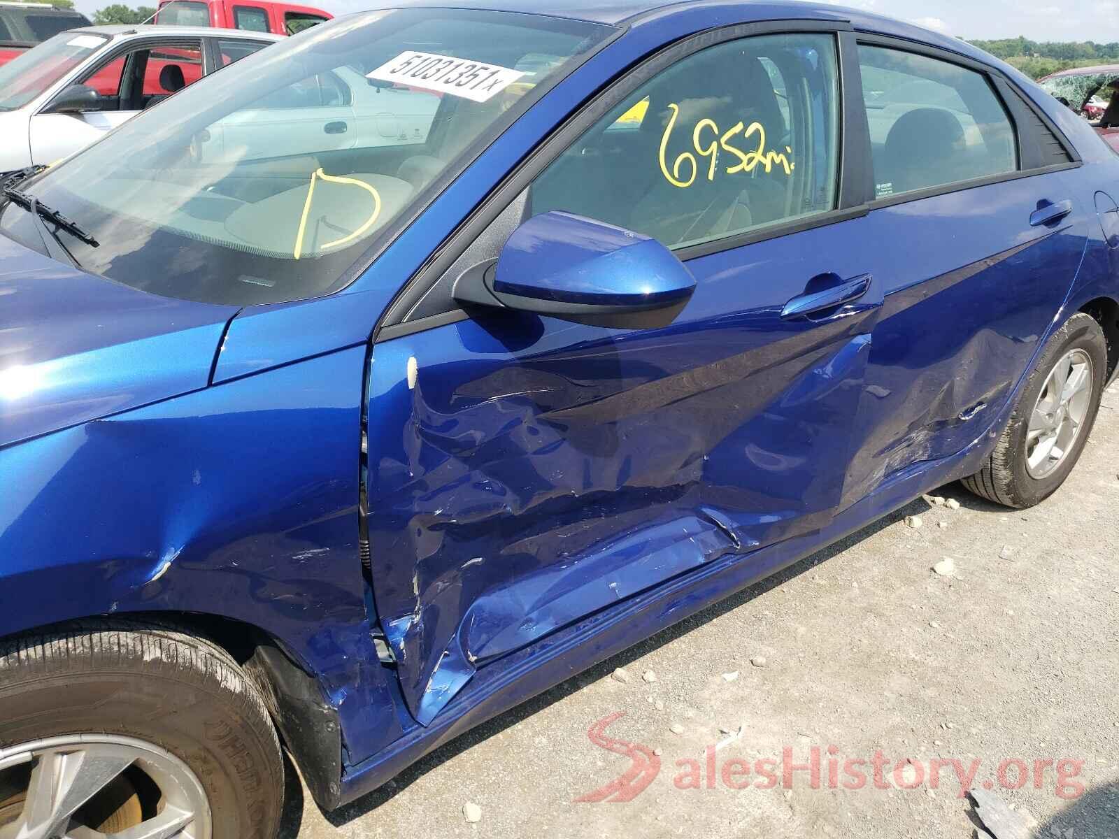 5NPLL4AG2MH013736 2021 HYUNDAI ELANTRA