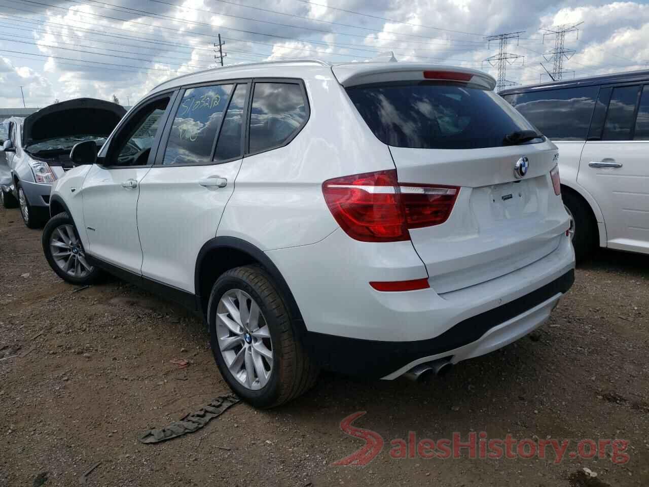 5UXWX9C54H0D97453 2017 BMW X3