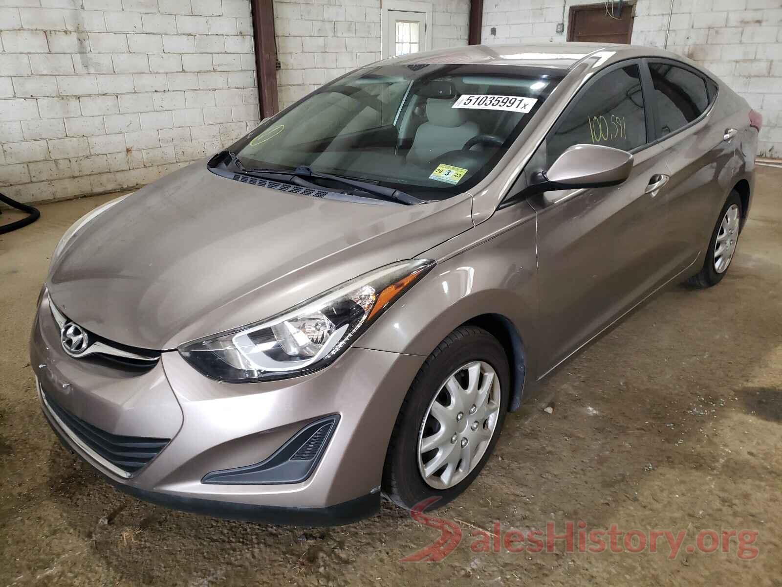 5NPDH4AE1GH731397 2016 HYUNDAI ELANTRA