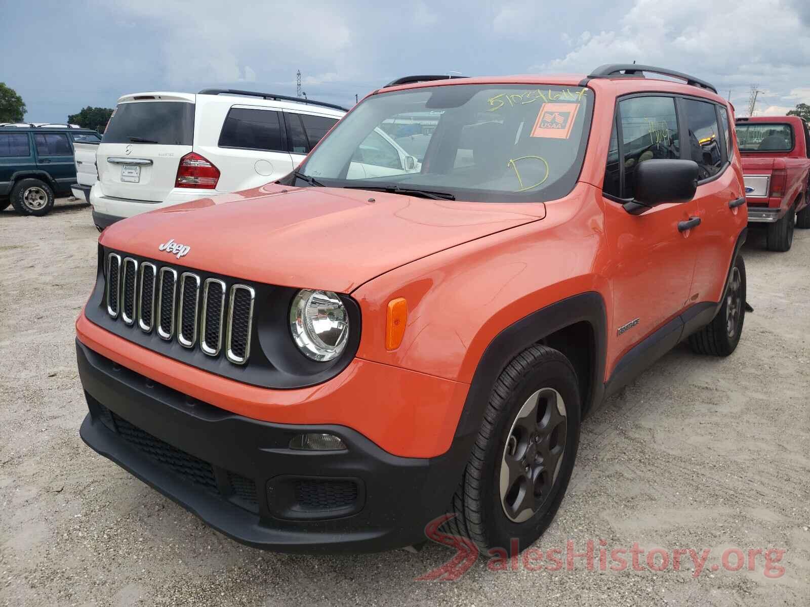 ZACCJAABXHPE65956 2017 JEEP RENEGADE