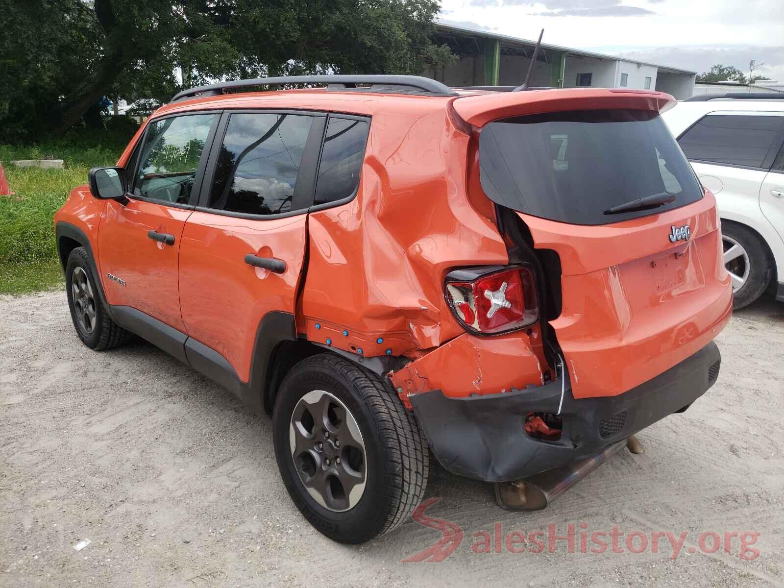 ZACCJAABXHPE65956 2017 JEEP RENEGADE