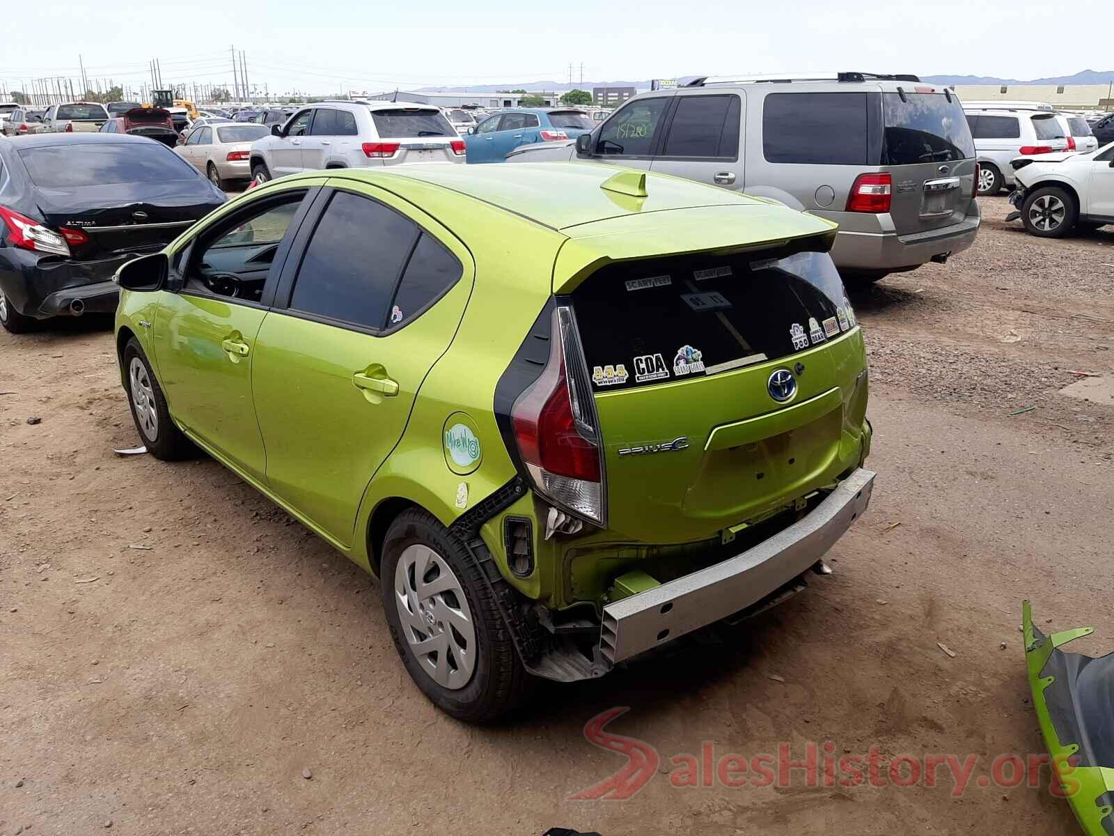 JTDKDTB33G1136603 2016 TOYOTA PRIUS