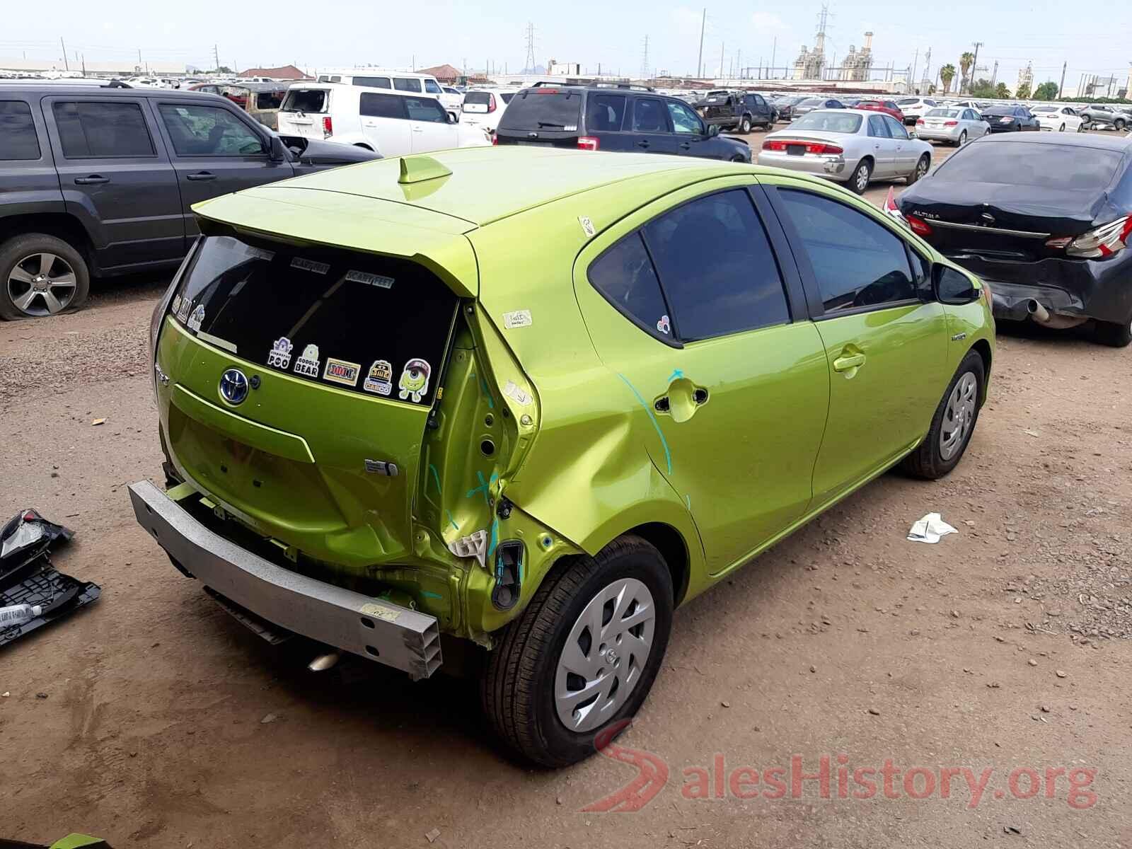 JTDKDTB33G1136603 2016 TOYOTA PRIUS