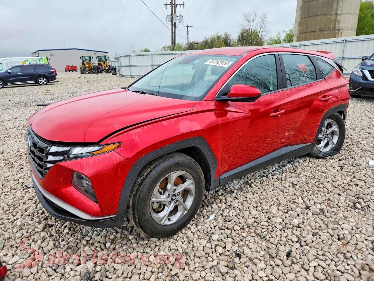 2022 HYUNDAI TUCSON VIN 5NMJACAE5NH024380, auction photo