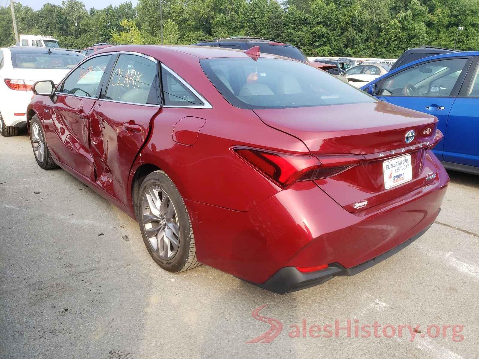 4T1B21FB8KU003334 2019 TOYOTA AVALON