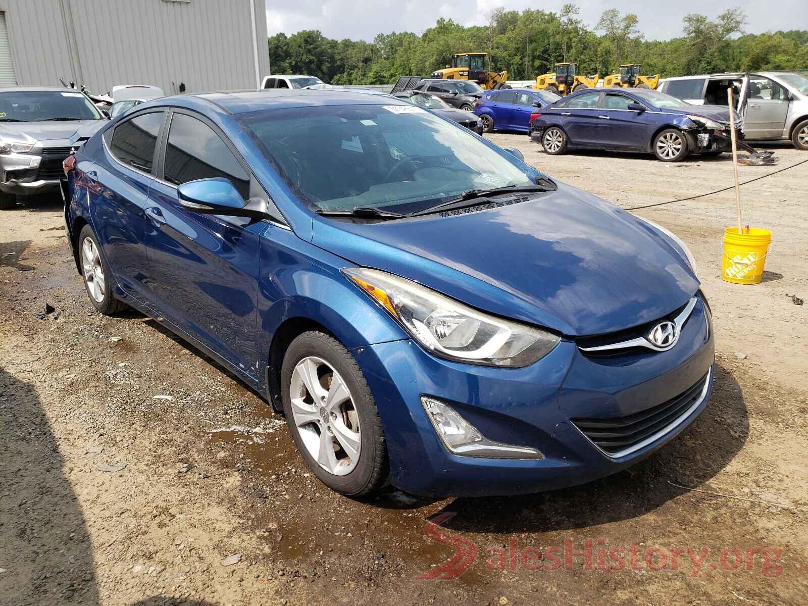 KMHDH4AEXGU558190 2016 HYUNDAI ELANTRA