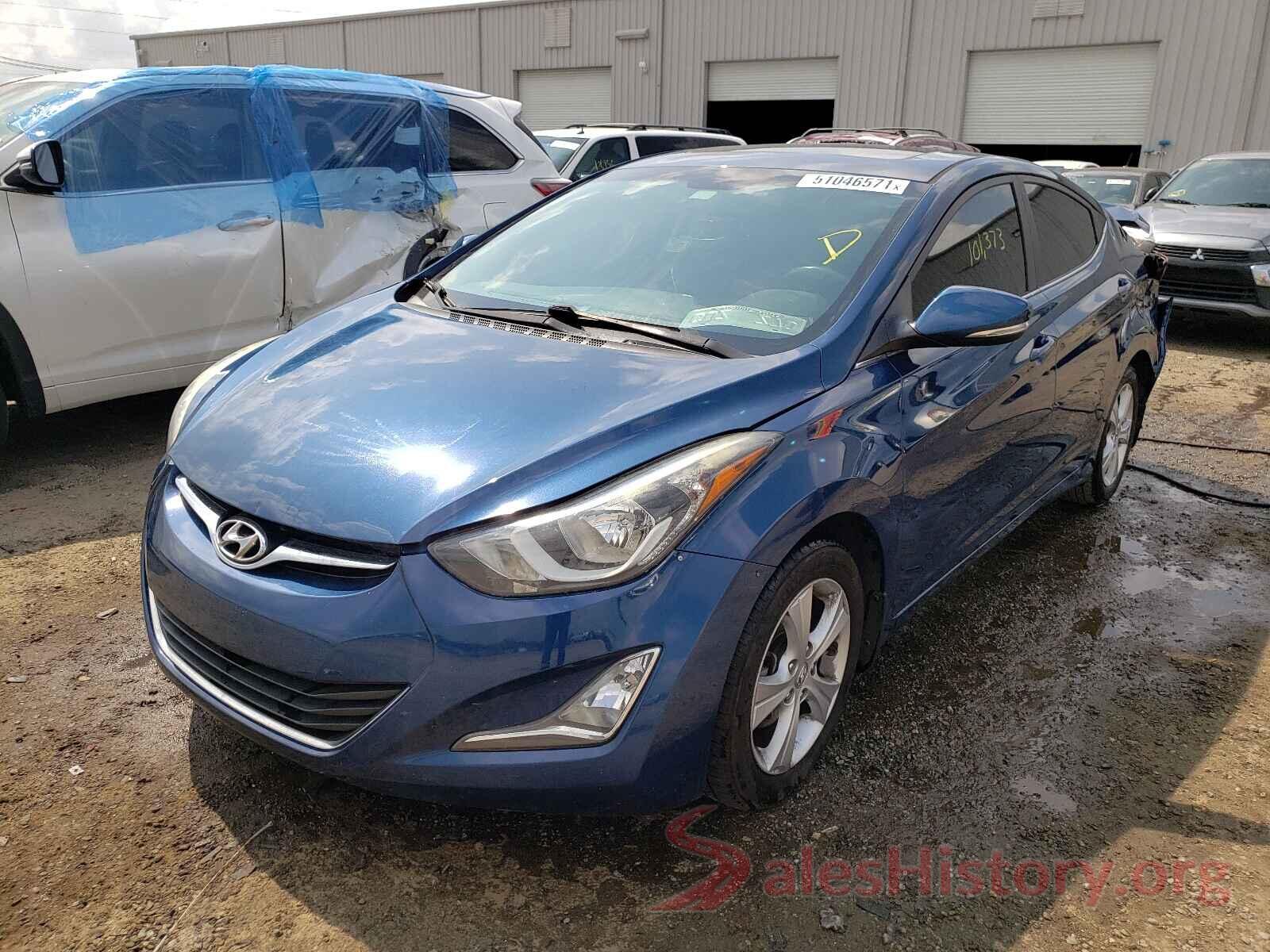 KMHDH4AEXGU558190 2016 HYUNDAI ELANTRA