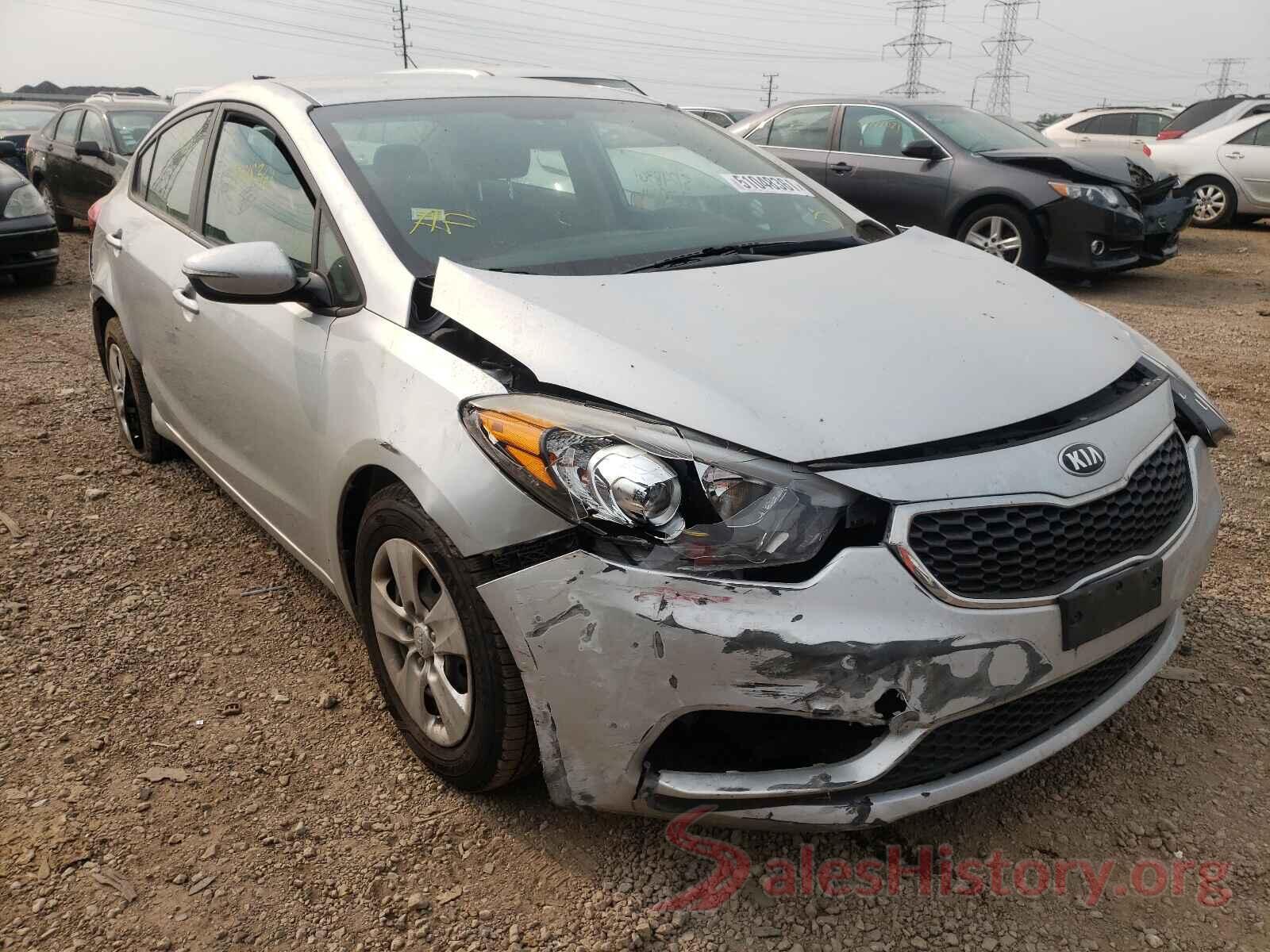 KNAFX4A60G5555993 2016 KIA FORTE