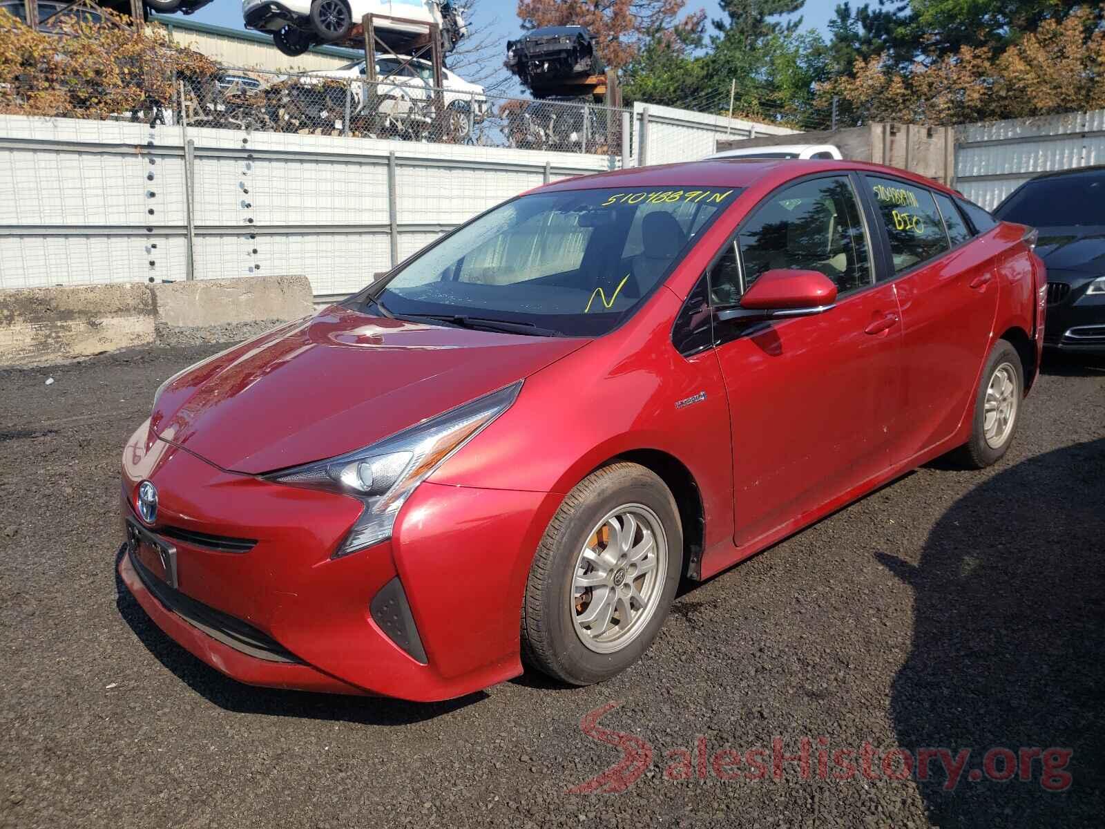 JTDKARFU8G3505023 2016 TOYOTA PRIUS