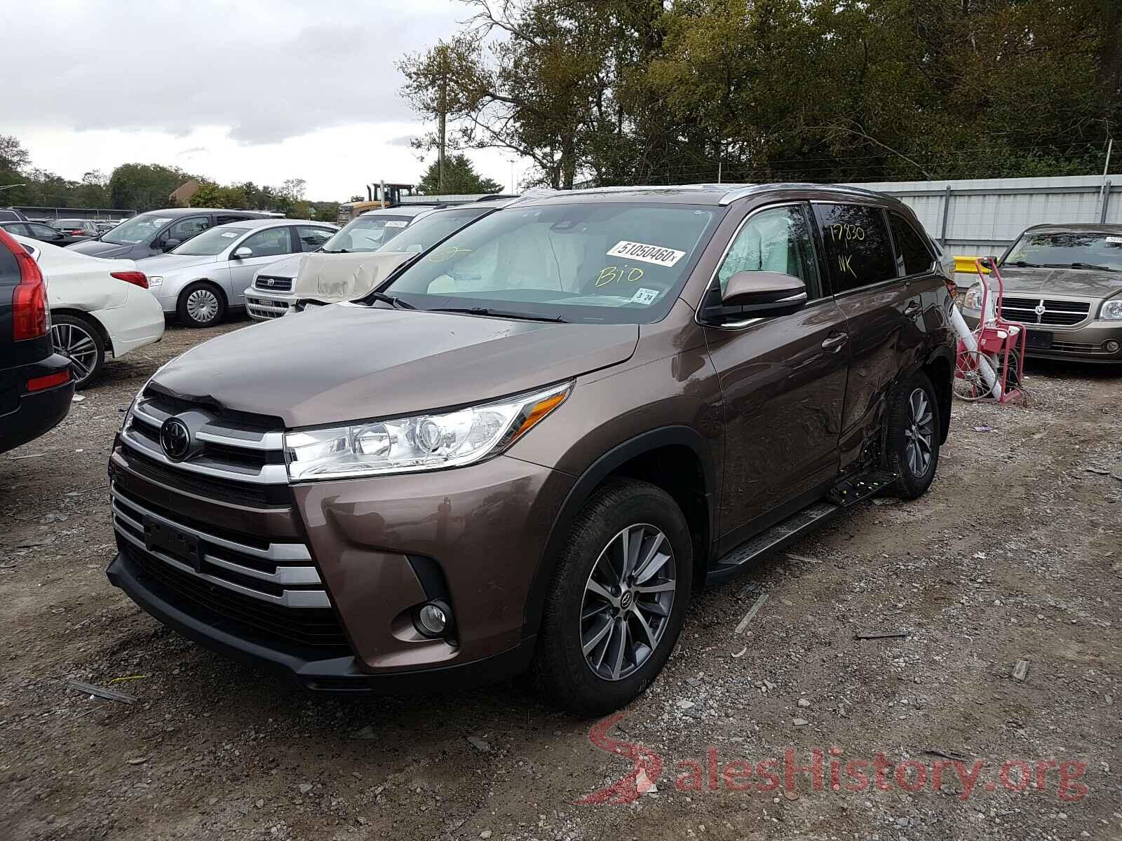 5TDJZRFH6KS918508 2019 TOYOTA HIGHLANDER