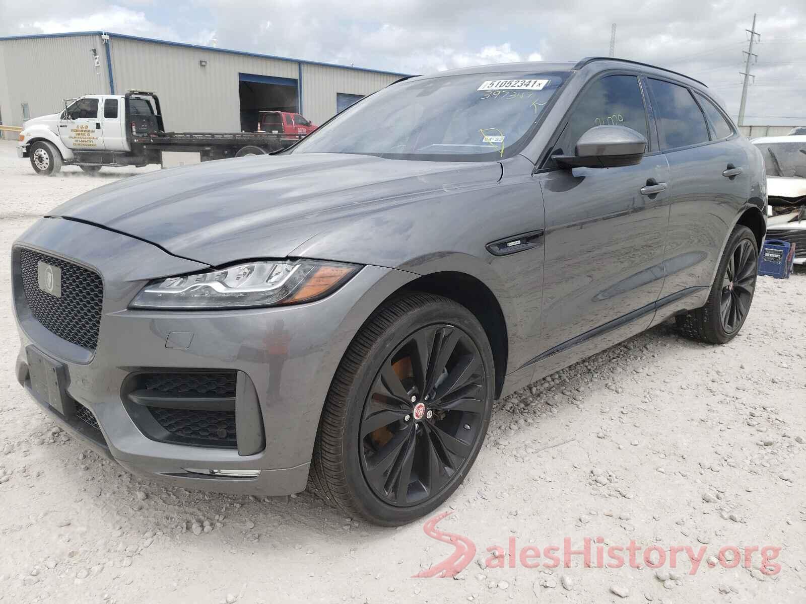 SADCL2GX8KA397347 2019 JAGUAR F-PACE