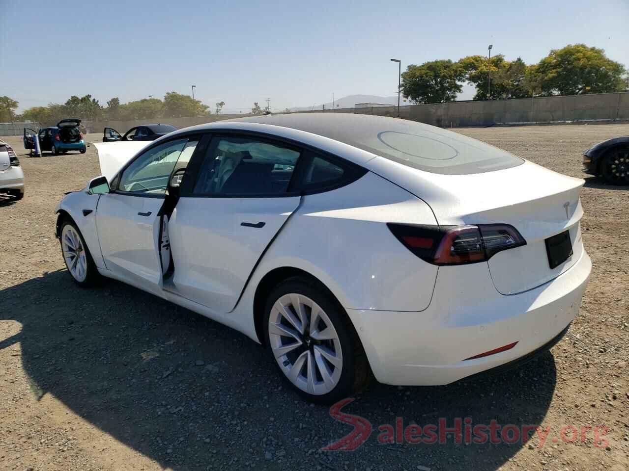 5YJ3E1EB4NF143931 2022 TESLA MODEL 3