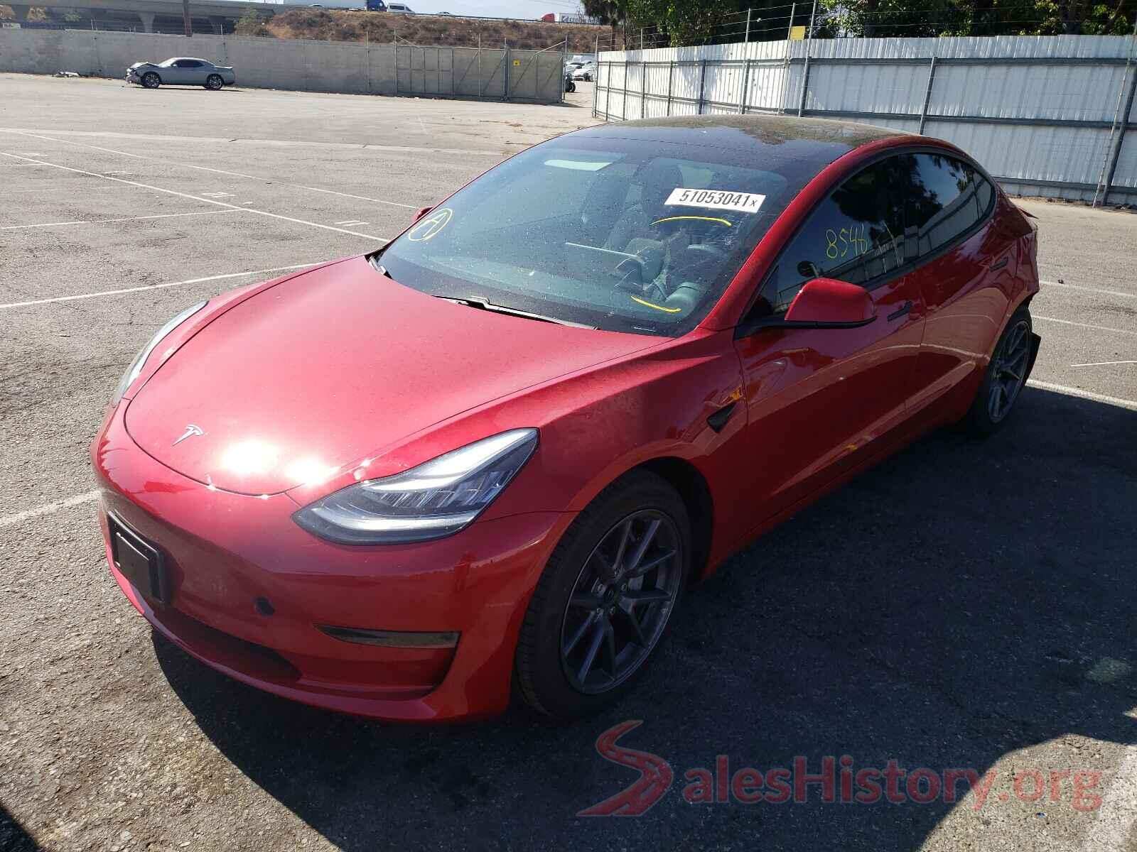 5YJ3E1EA8MF843182 2021 TESLA MODEL 3