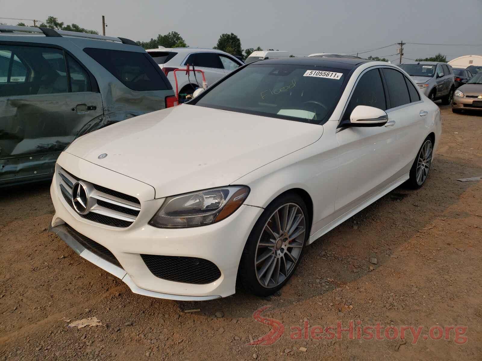 55SWF4JB5HU207317 2017 MERCEDES-BENZ C-CLASS