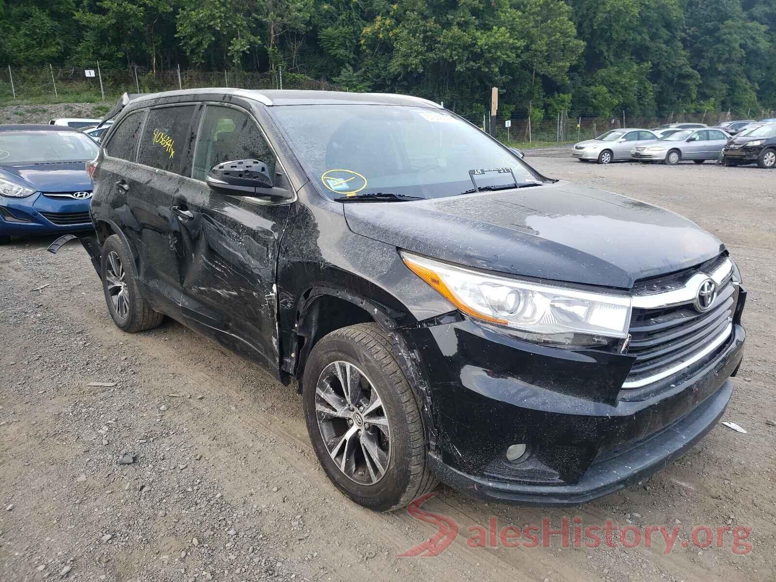 5TDJKRFH7GS253159 2016 TOYOTA HIGHLANDER